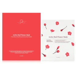 Active Red Flower Mask