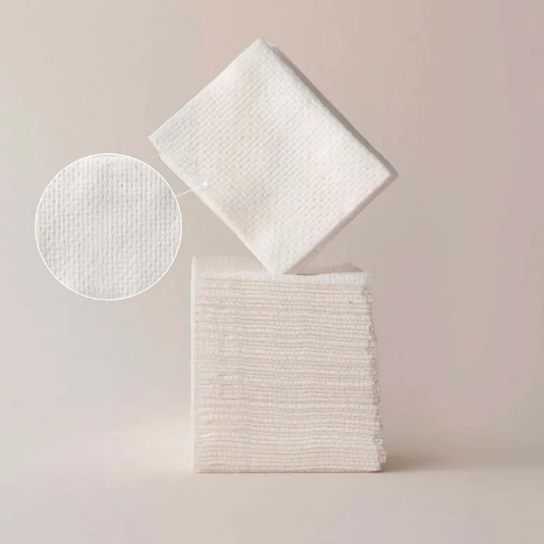 Bleach-Free Biodegradable Stretchy 100% Cotton Pads
