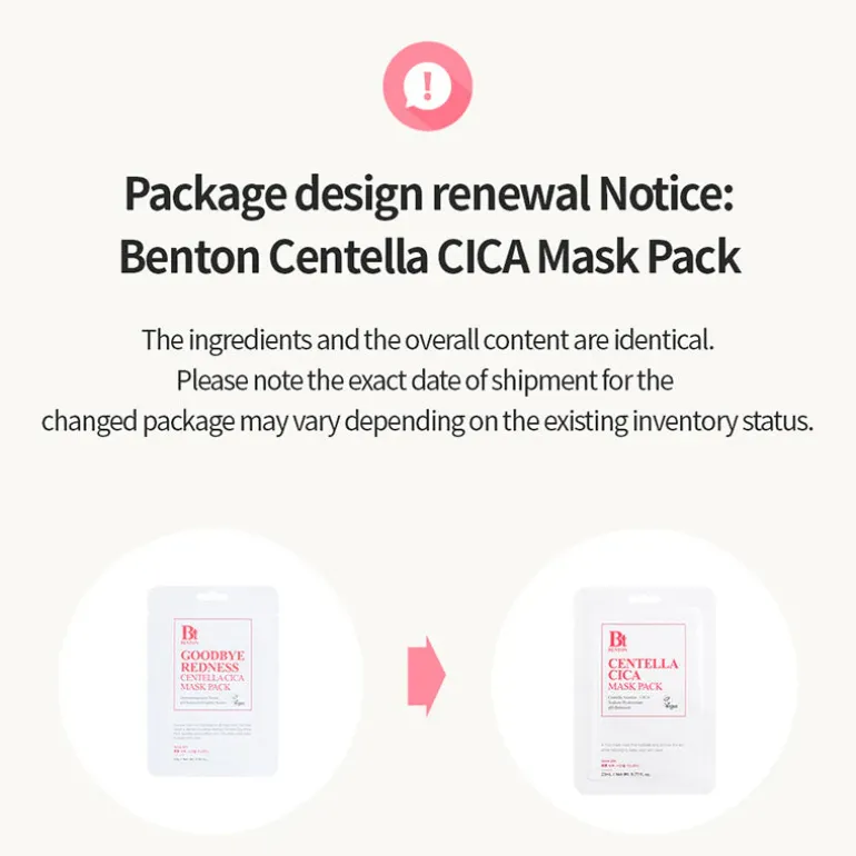 Centella Cica Mask Pack