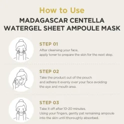 Madagascar Centella Watergel Sheet Ampoule Mask