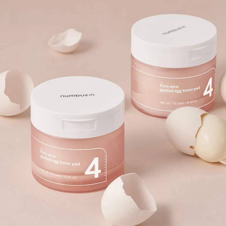 No.4 Pore Zero Peeled Egg Toner Pad