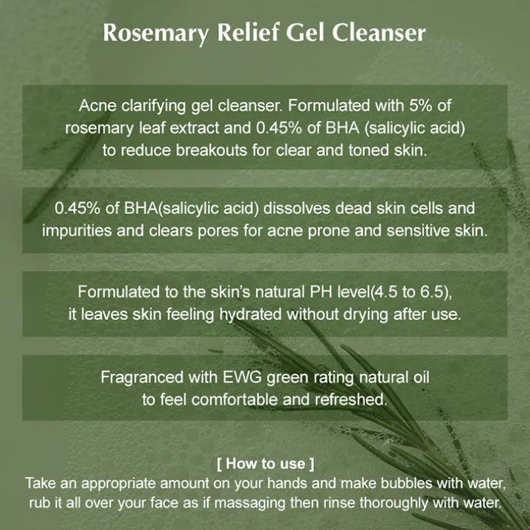 Rosemary Relief Gel Cleanser