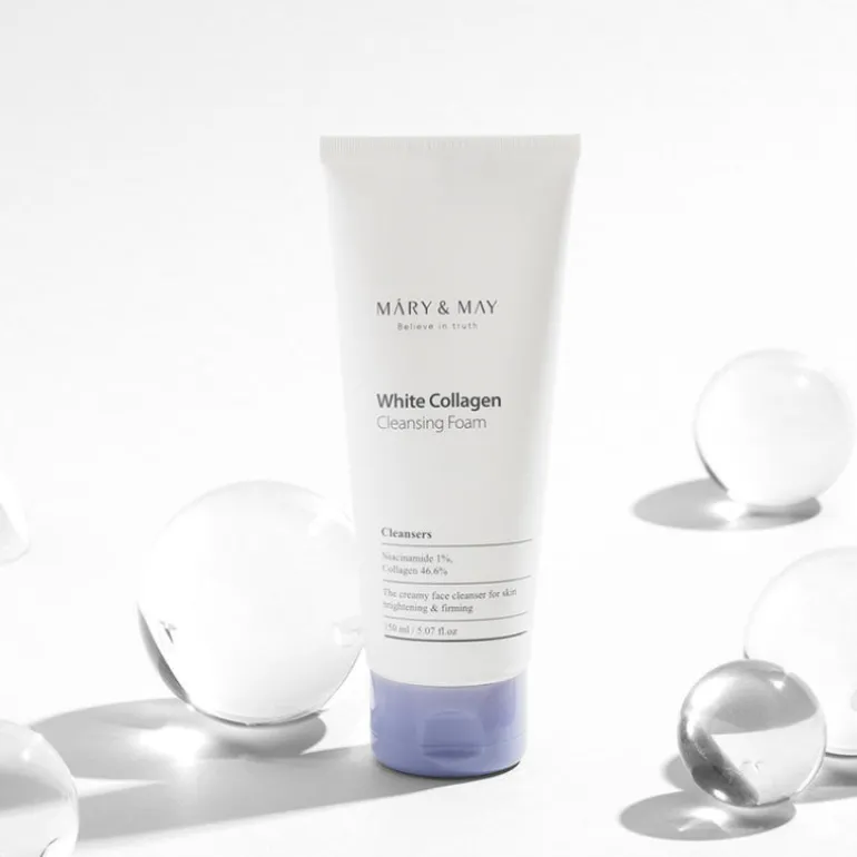 White Collagen Cleansing Foam